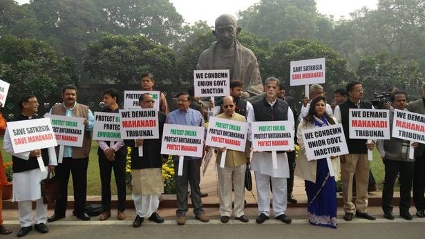 BJD intensified Mahanadi protest, gets TMC support