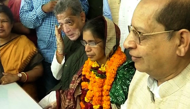 Party candidate Rita Sahu filed nomination for Bijepur bypoll in Odisha