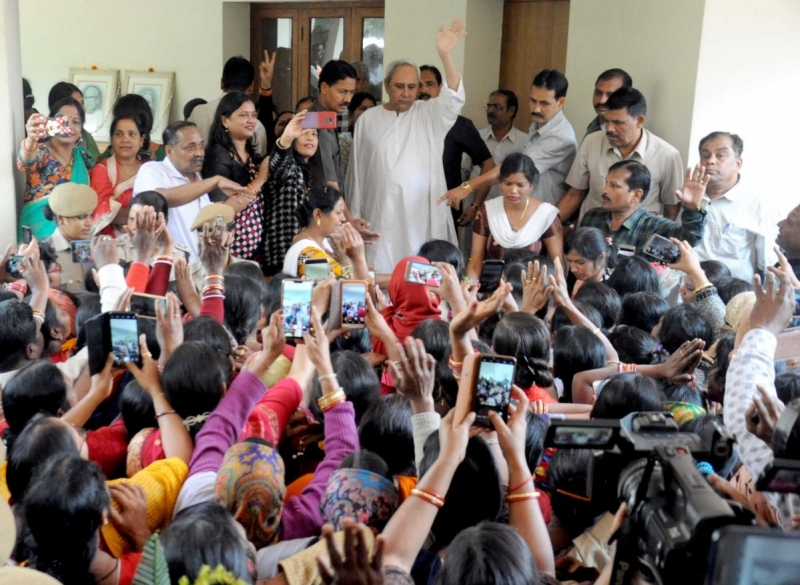 Thousands of Anganwadi workers felicitated CM Shri Naveen Patnaik after salary hiked