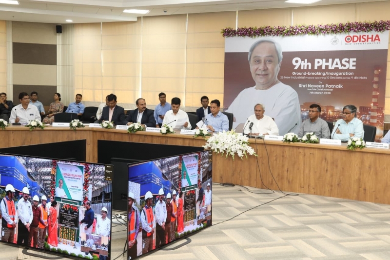 CM Naveen Patnaik inaugurates & breaks ground for 26 industrial units