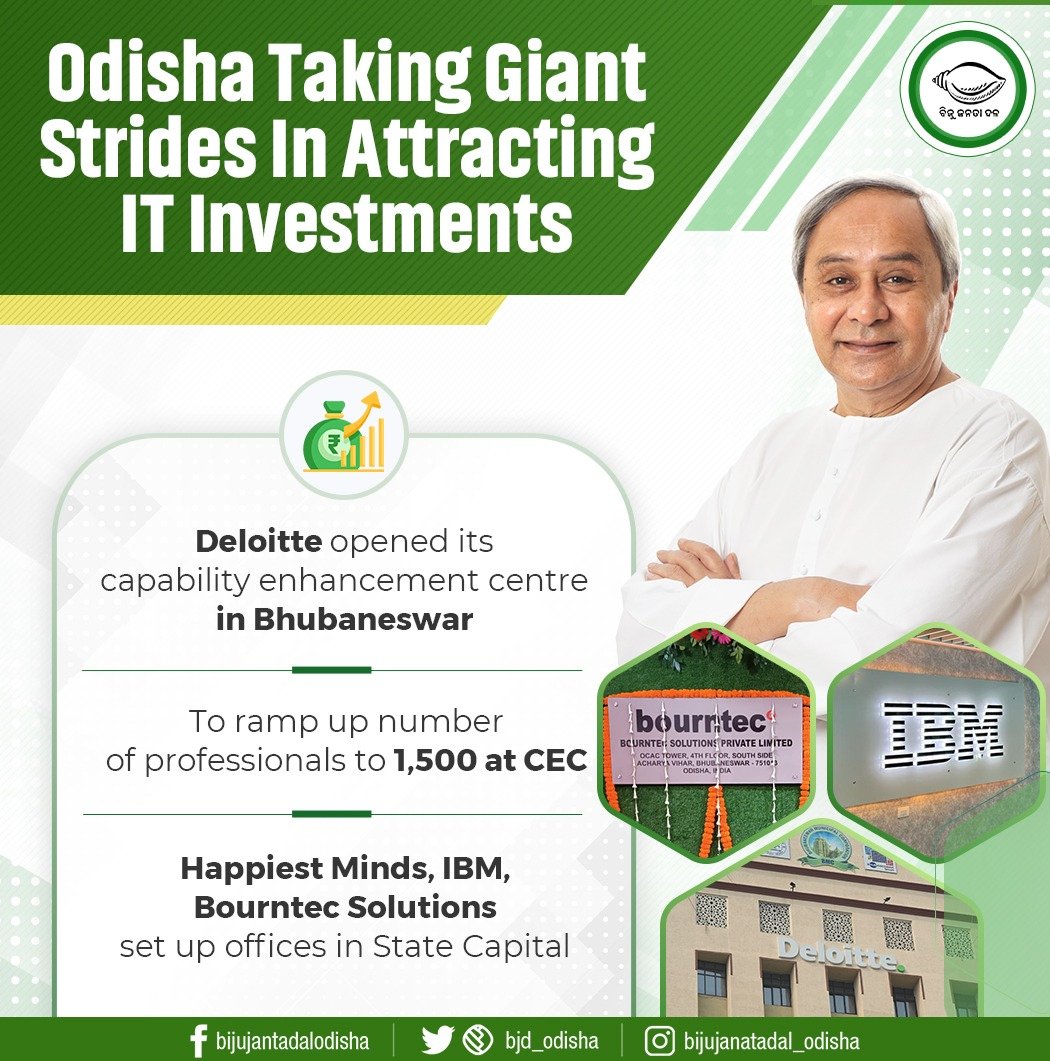 Odisha Taking Giant Strides In Attracting IT Investments
