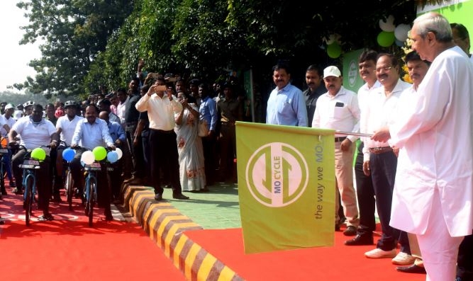 Mo Cycle service launched in in Odisha capital