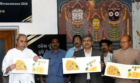 CM released postage stamps to commemorate Hockey World Cup