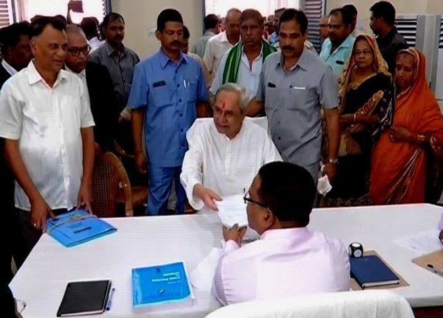 President Naveen Patnaik filed nomination for elections 2019