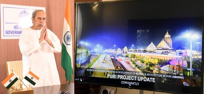 CM reviews progress of Puri and Lingaraj Heritage Corridors