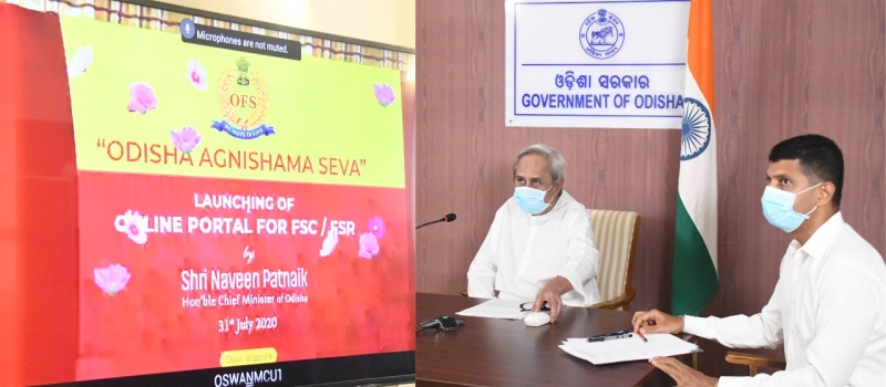 Naveen Launches Odisha Agni-Shama Seva Portal