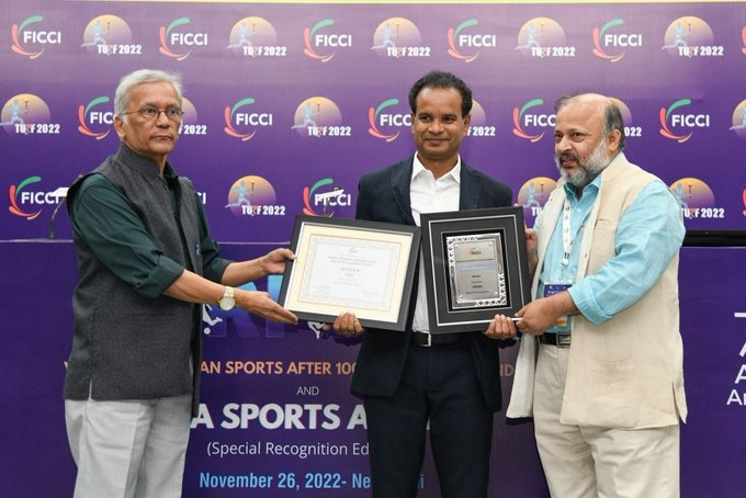 Odisha Awarded as Best State for Promoting Sports at FICCI TURF 2022